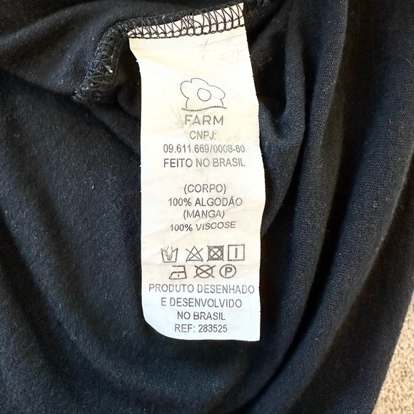 FARM Rio Graphic T-shirt Dress with Crochet Granny Square Balloon Sleeves - Picture 5 of 9